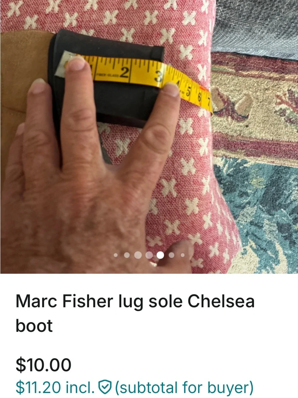 Marc Fisher suede chelsea